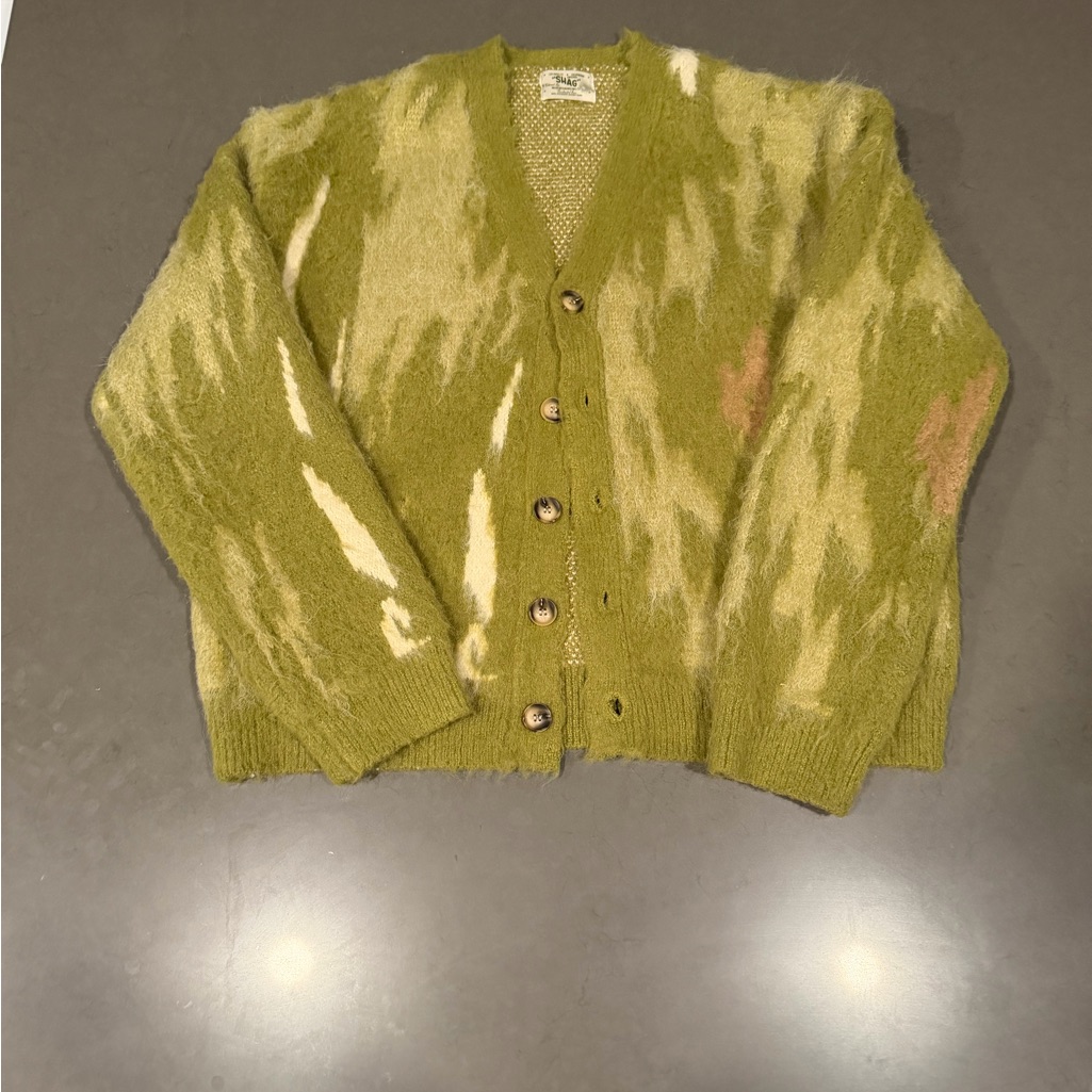 No Maintenance Shag Cardigan Unisex Large